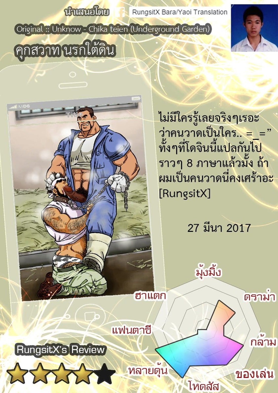 อ่านมังงะวาย คุกสวาท นรกใต้ดิน Chika Teien ตอนที่ 1 แปลไทย Doujin Y 7941